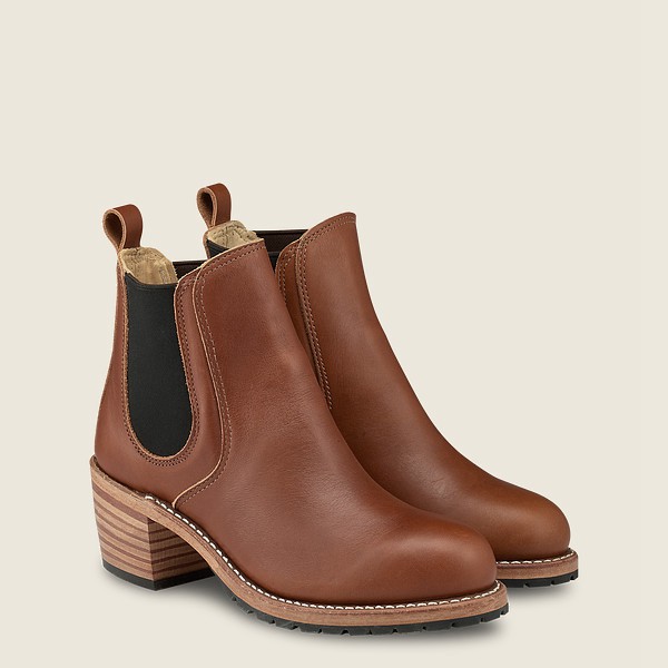 Bottes Red Wing Heritage - Harriet - Heeled Boundary Cuir - Marron - Femme 204MVNBUT